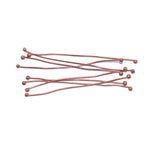 Copper 20 Gauge Brass Fuse Wire (Ball Pins) For Jewellery Making , BPP-005